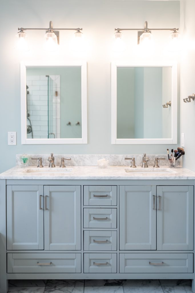 bathroom remodel modern farmhouse design