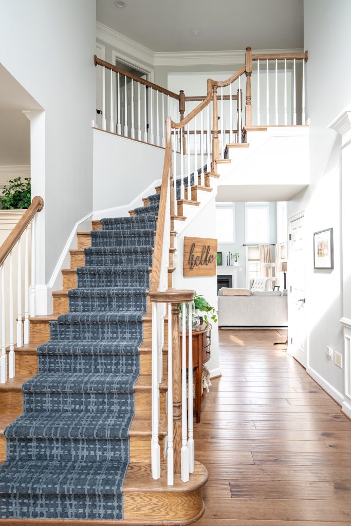 hallway and staircase designed by JCC Interior Designs